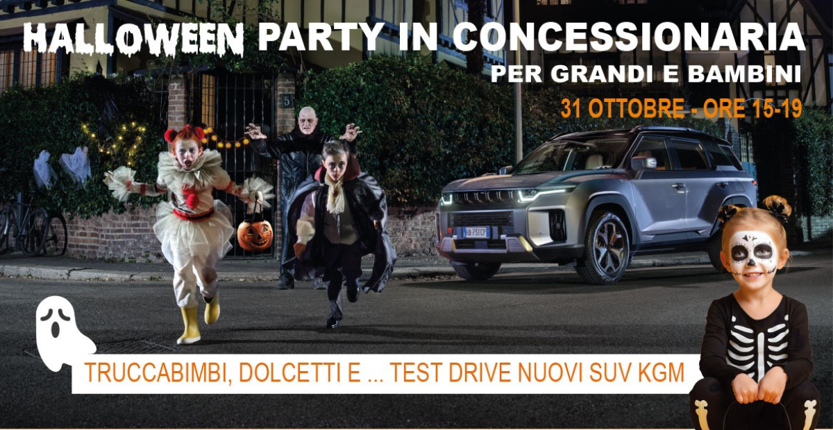 Festeggia Halloween da mosca automobili kgm